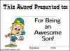 Awesome Son Award