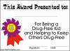Drug Free Kid Award