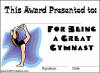 Great Gymnast Award
