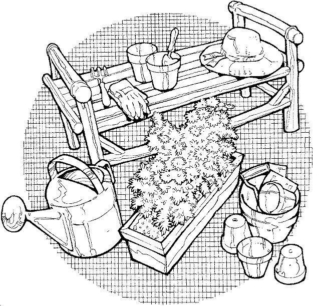 Home / Coloring Pages / Garden / Garden Things /