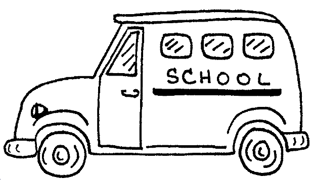 school bus coloring page. Home / Coloring Pages / School