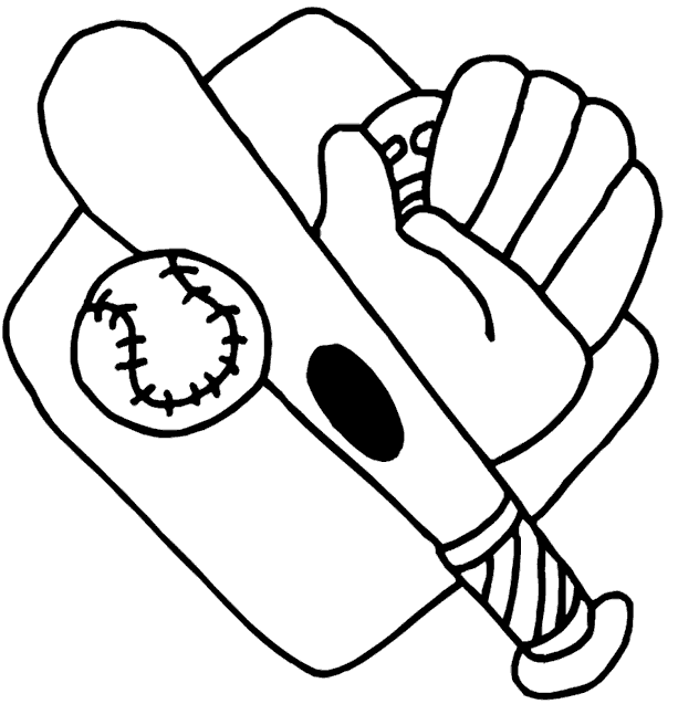 softball coloring pages - photo #14
