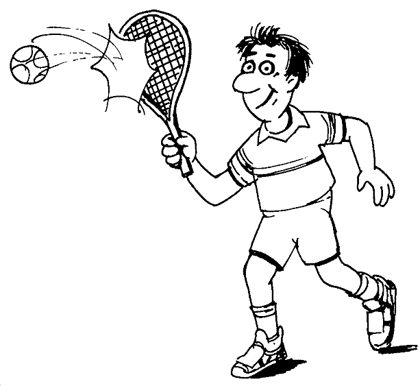 Home / Coloring Pages / Sports / Tennis Player /