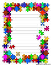 puzzle piece stationery