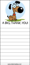 Thank You Note - Dog