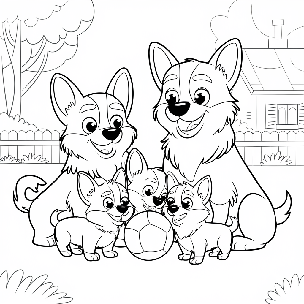 Corgi_Family