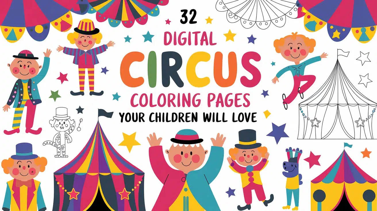 32 Digital Circus Coloring Pages Your Children Will Love KidPrintables