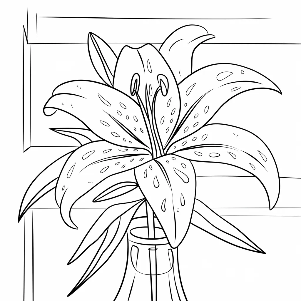 Lily_With_Raindrops