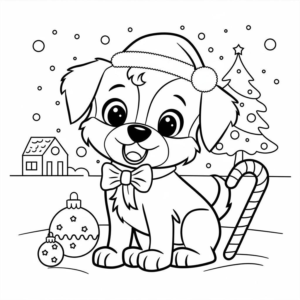 Puppy_with_a_Christmas_Bow_Tie