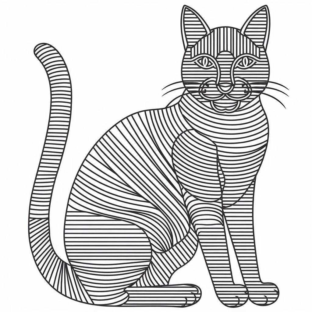 Rainbow_Striped_Cat