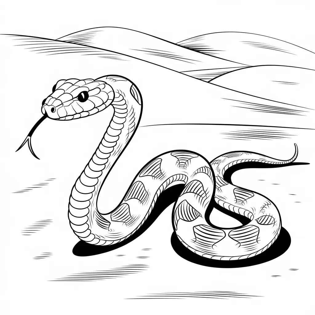 Sidewinder_Rattlesnake_In_The_Sand