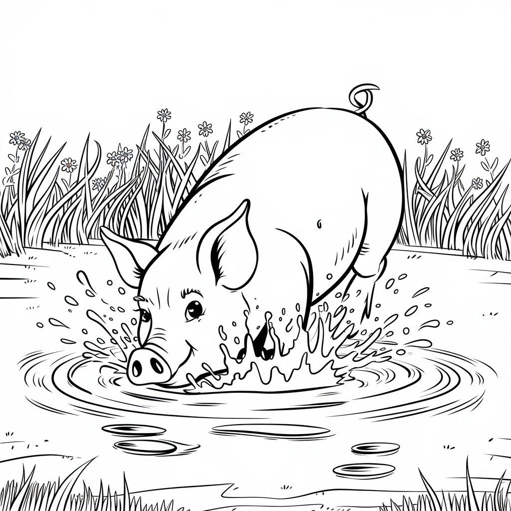 Splash-Happy_Pig