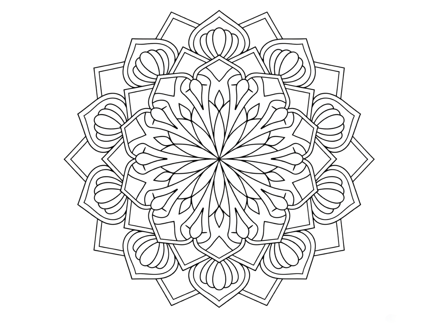 Sunburst Mandala