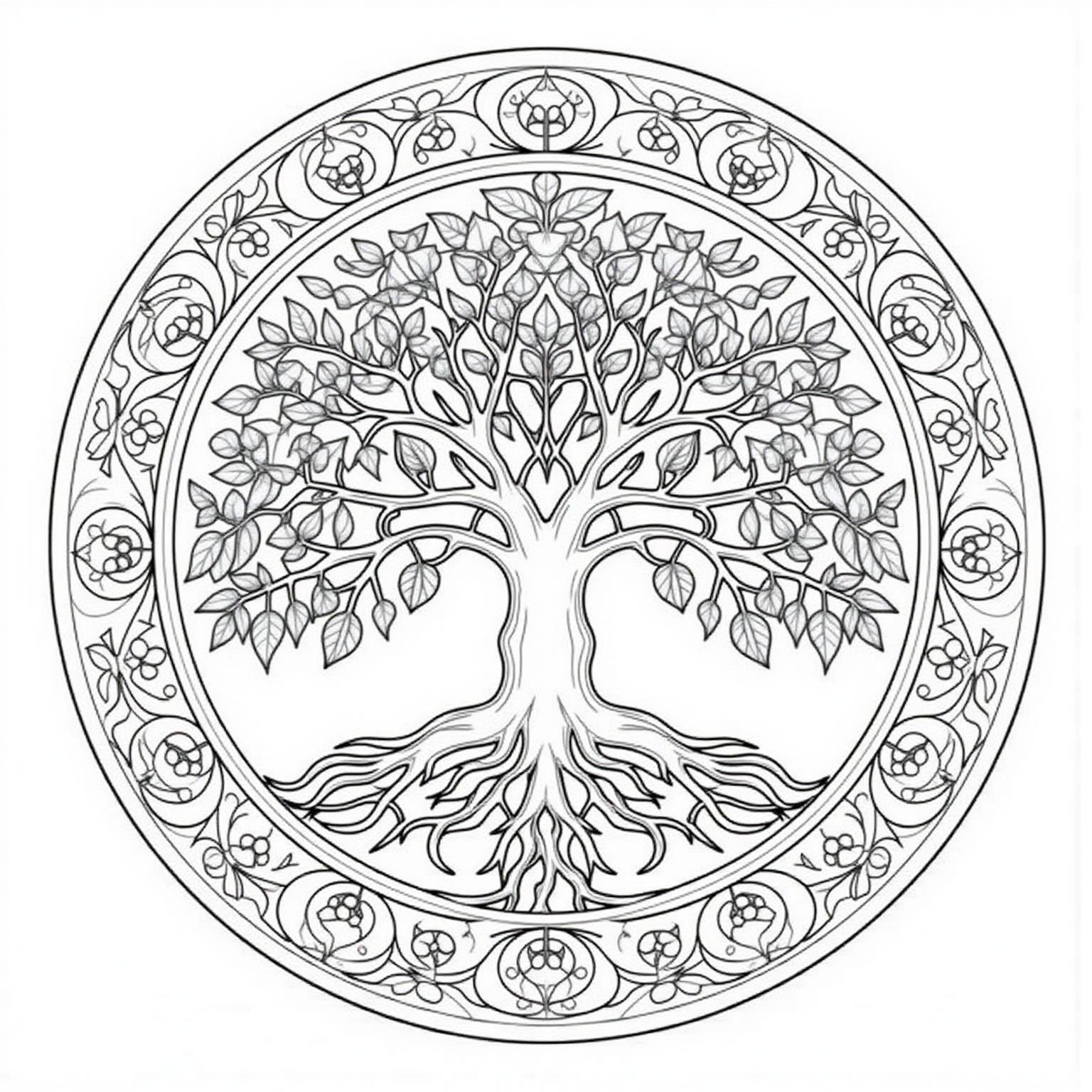 Tree of Life Mandala
