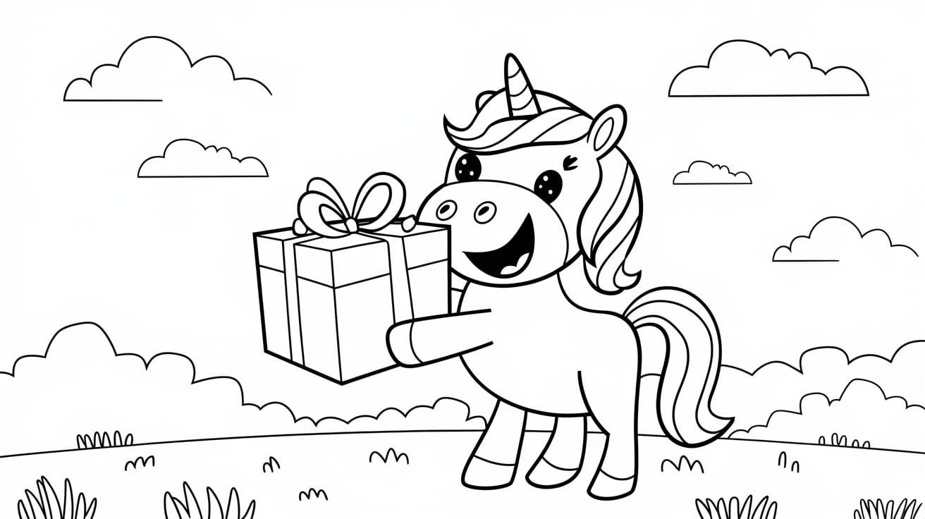 Unicorn_Birthday_Gift_Box_Coloring_Page