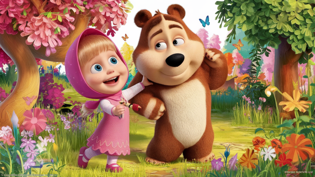 25 Best Masha and the Bear Coloring Pages to Print