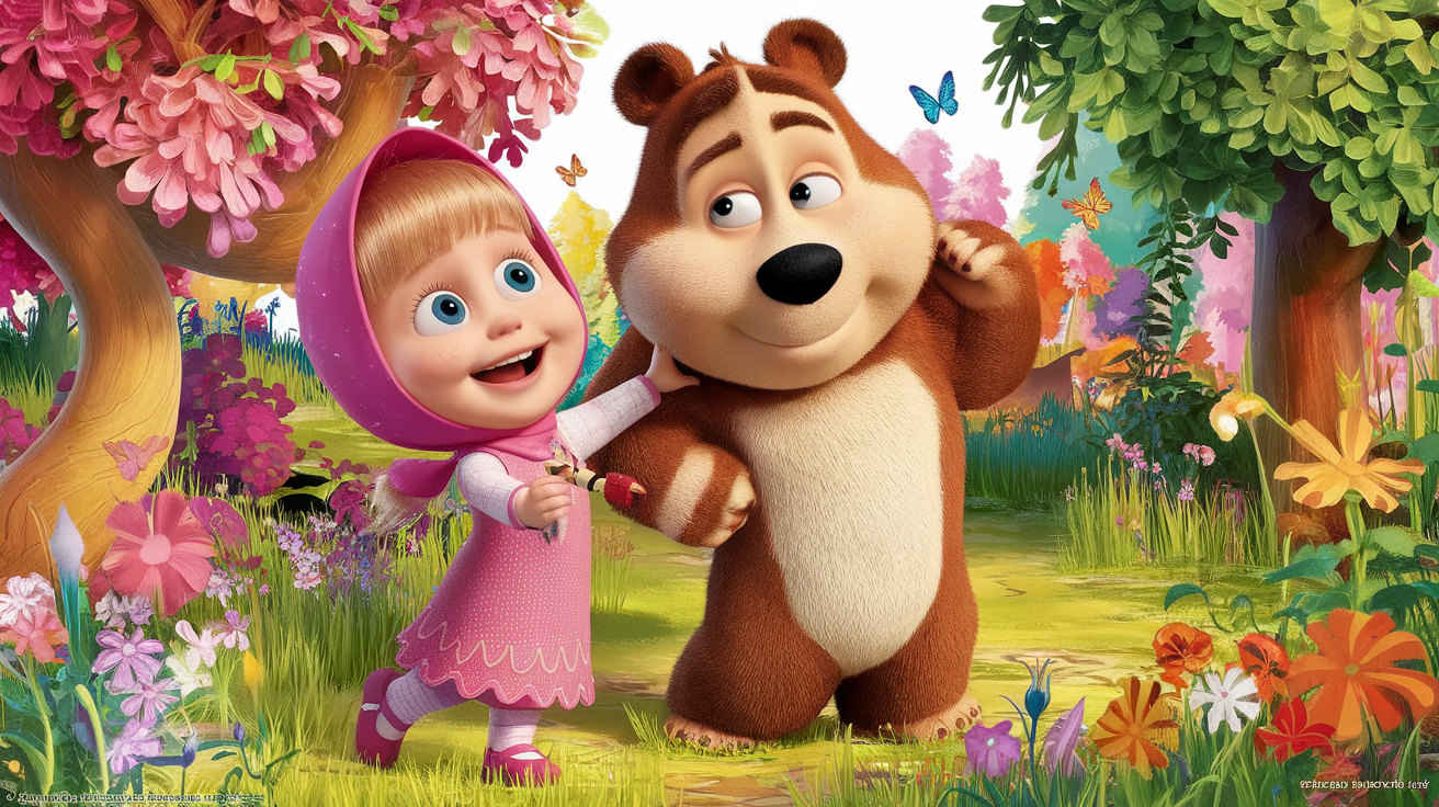 25 Best Masha and the Bear Coloring Pages to Print