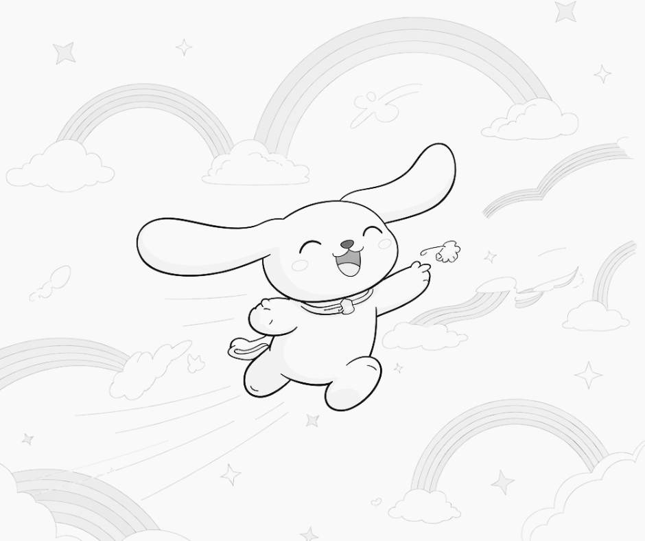 Cinnamoroll_in_a_Rainbow_Dreamland