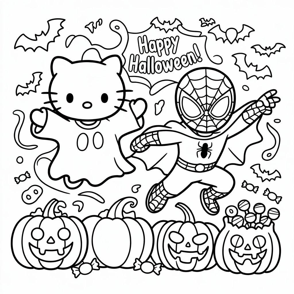 Hello_Kitty_and_Spider-Man_Halloween_Costumes