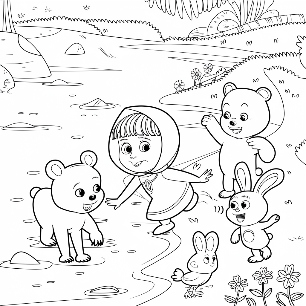 Masha_and_the_River