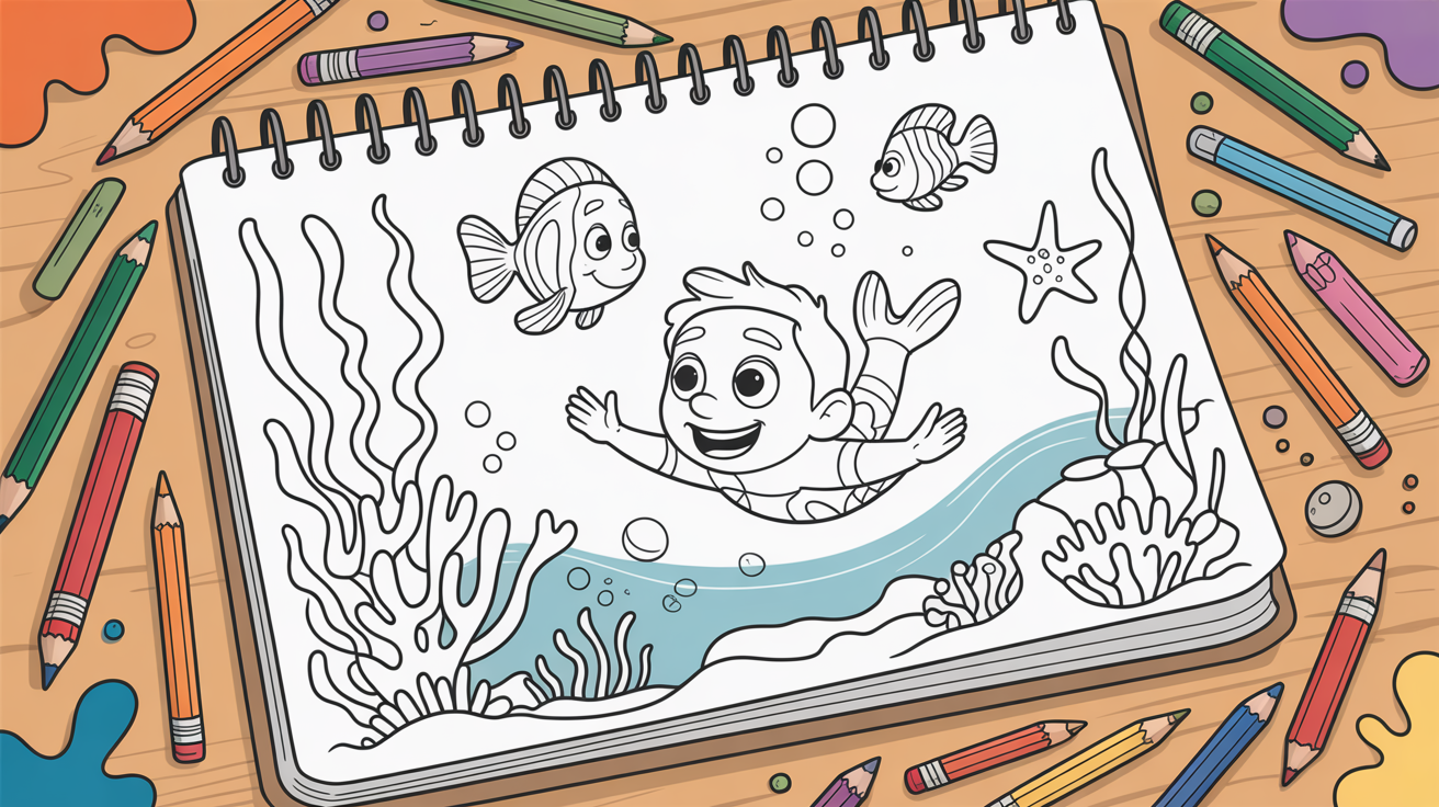 21 Magical Luca Coloring Pages Your Kids Will Love