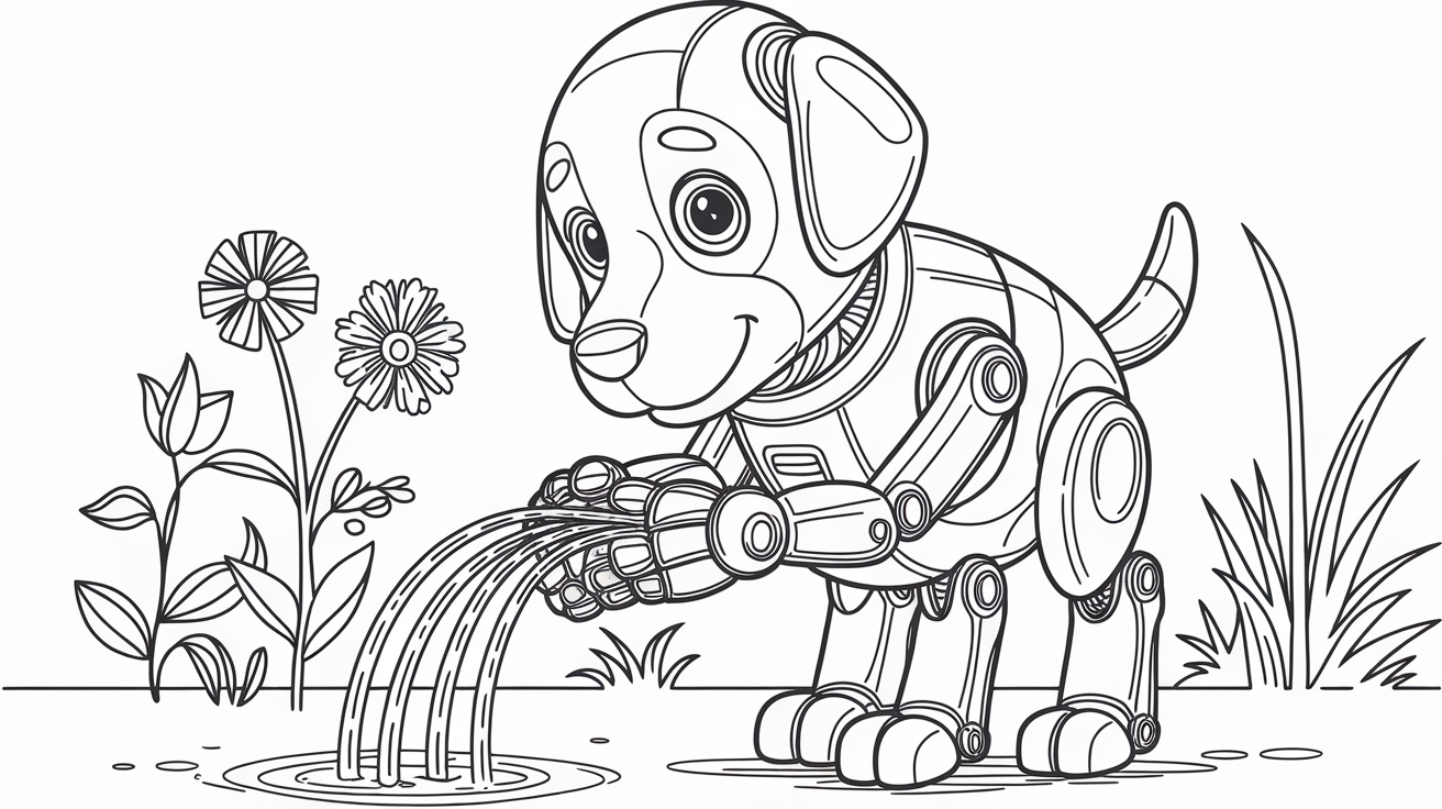 A.R.F. the Robot Dog in Action