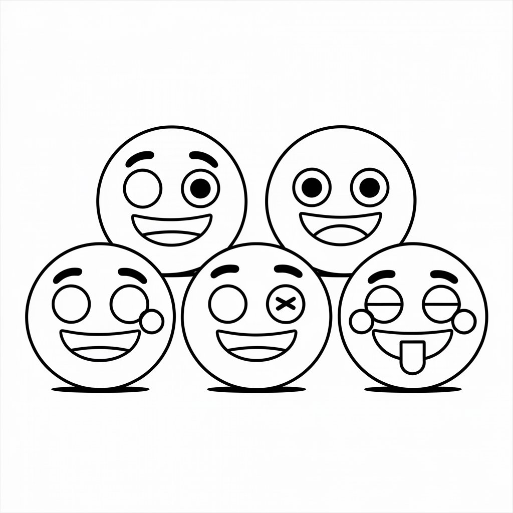 Emoji Pop It Faces