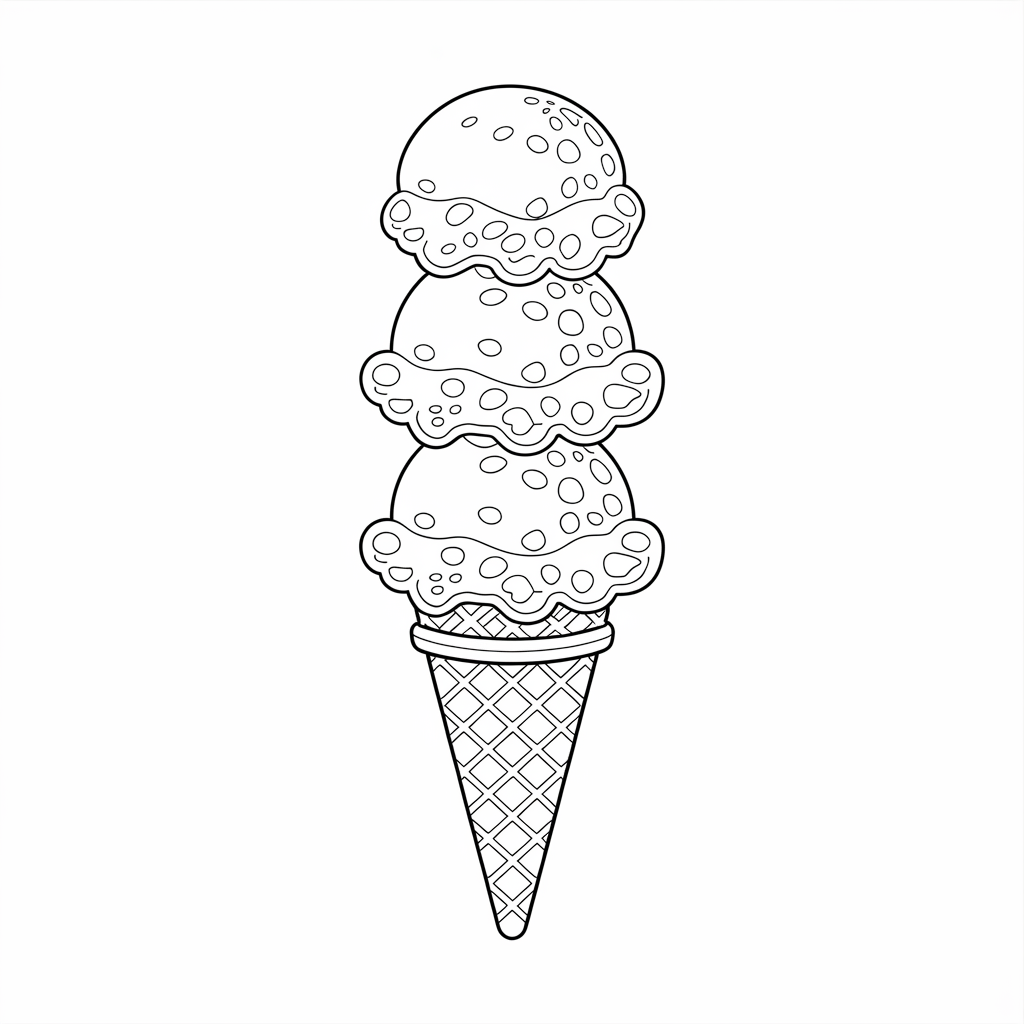 Ice Cream Cone Pop It

