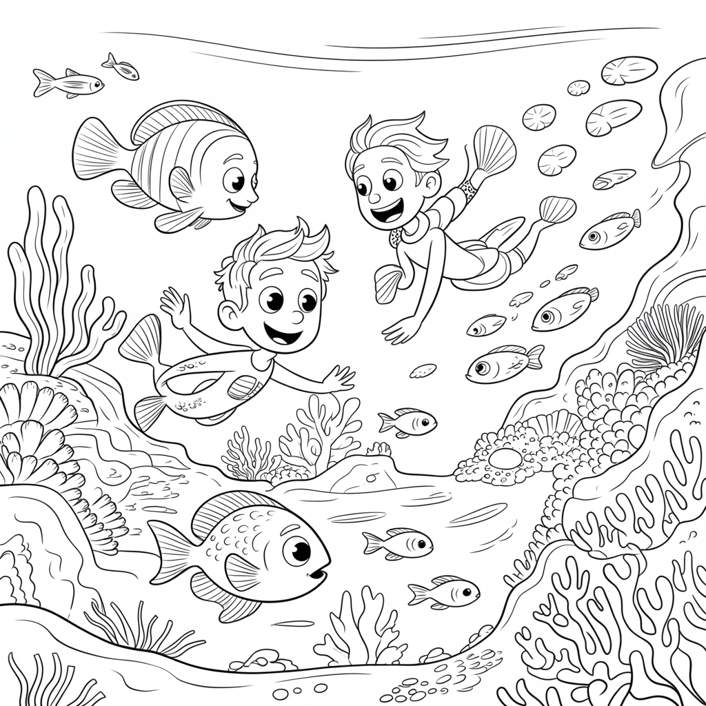 Luca and Alberto's Underwater Adventure