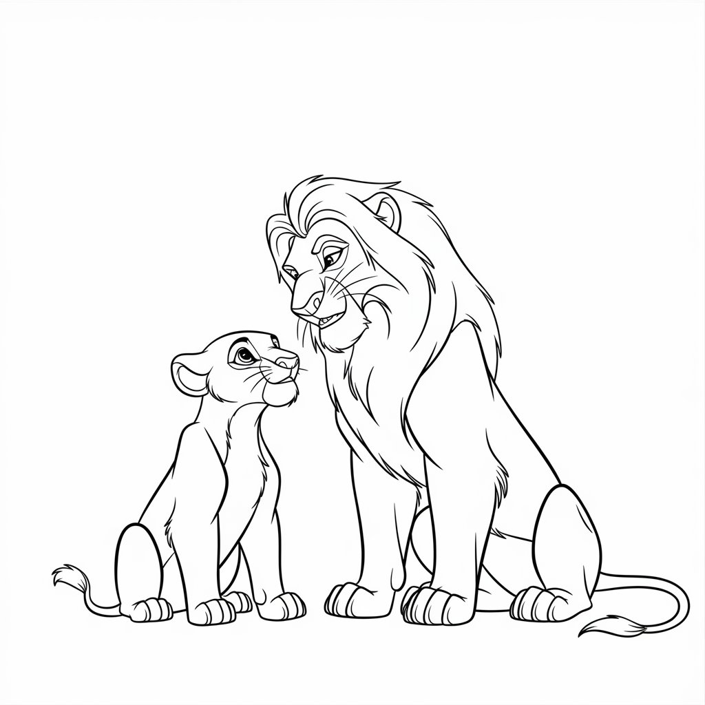 Mufasa's Final Lesson to Simba
