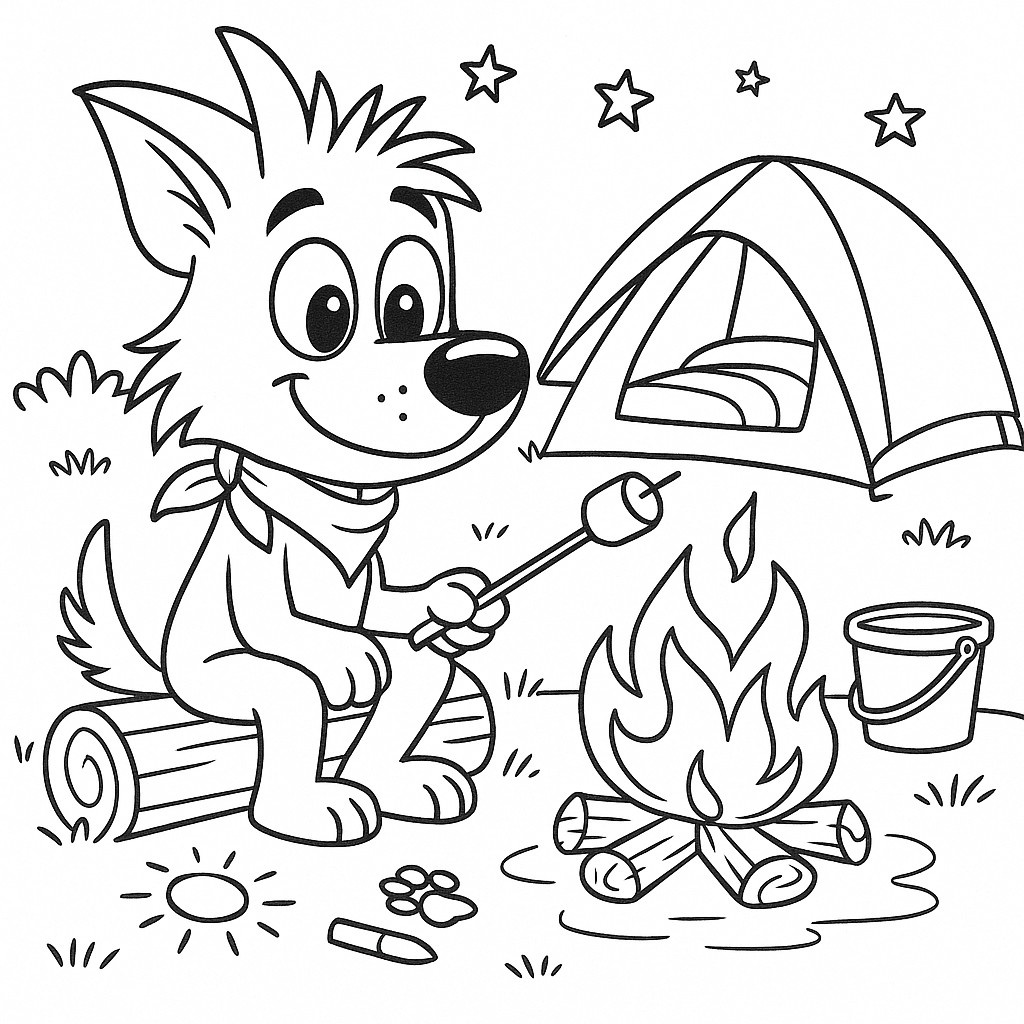 Scooch Pooch's Camping Night
