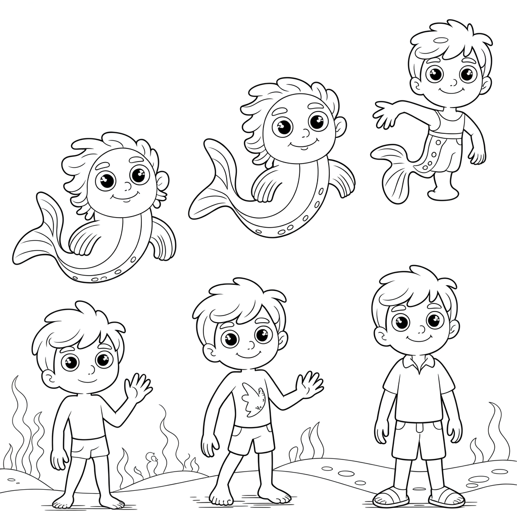 Sea Monster Transformation
