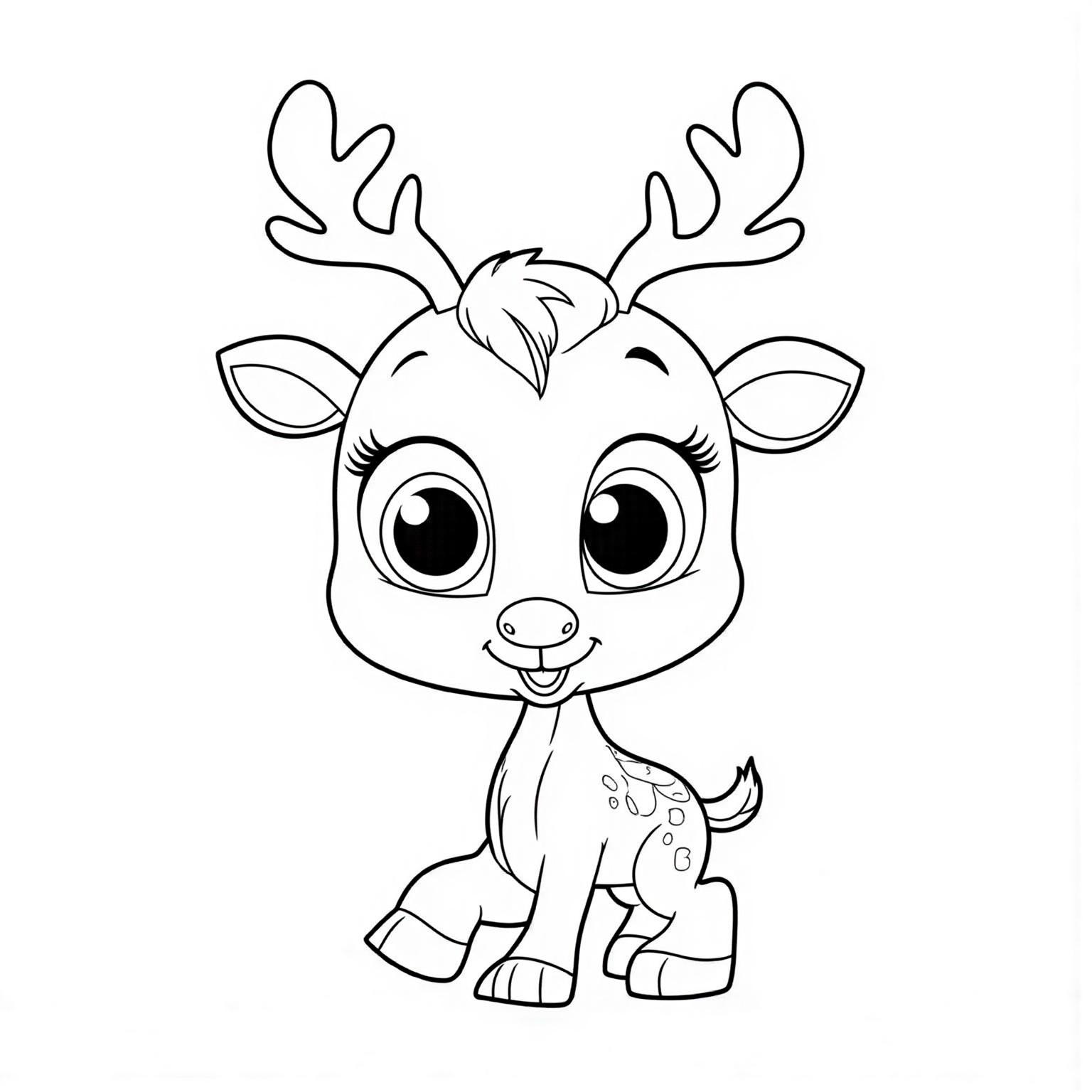 Cute Baby Rudolph 