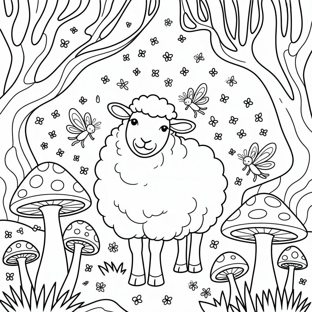 Enchanted Forest Sheep