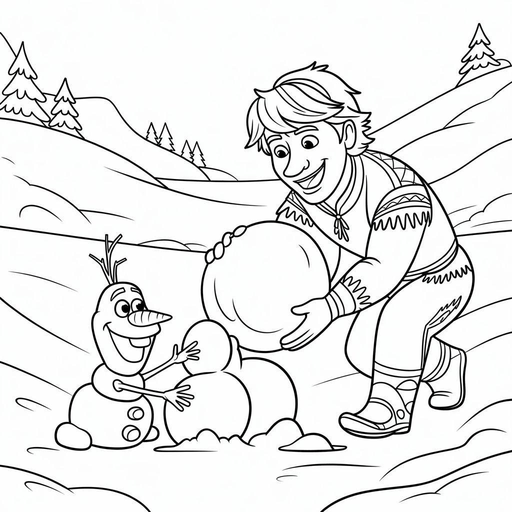 Kristoff_and_Olaf_Building_a_Snowman