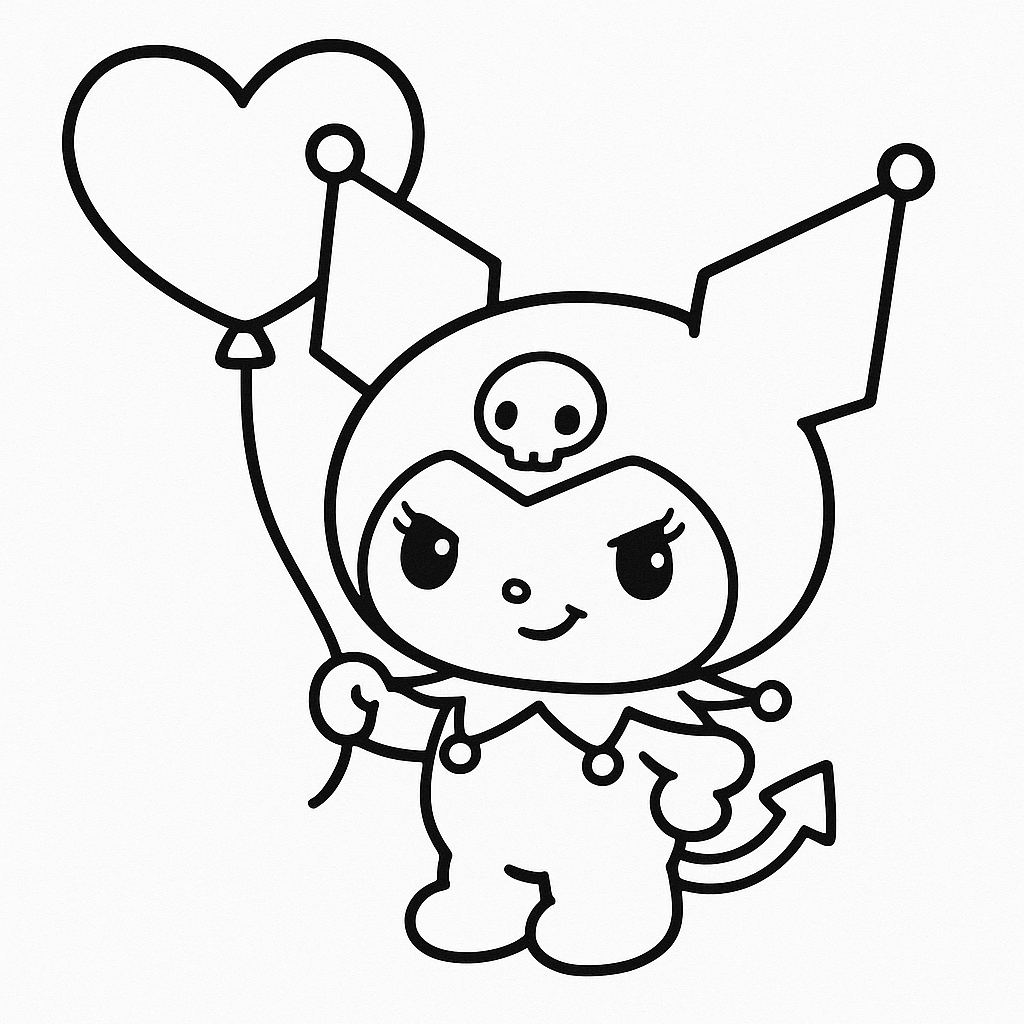 Kuromi_Holding_a_Heart_Balloon