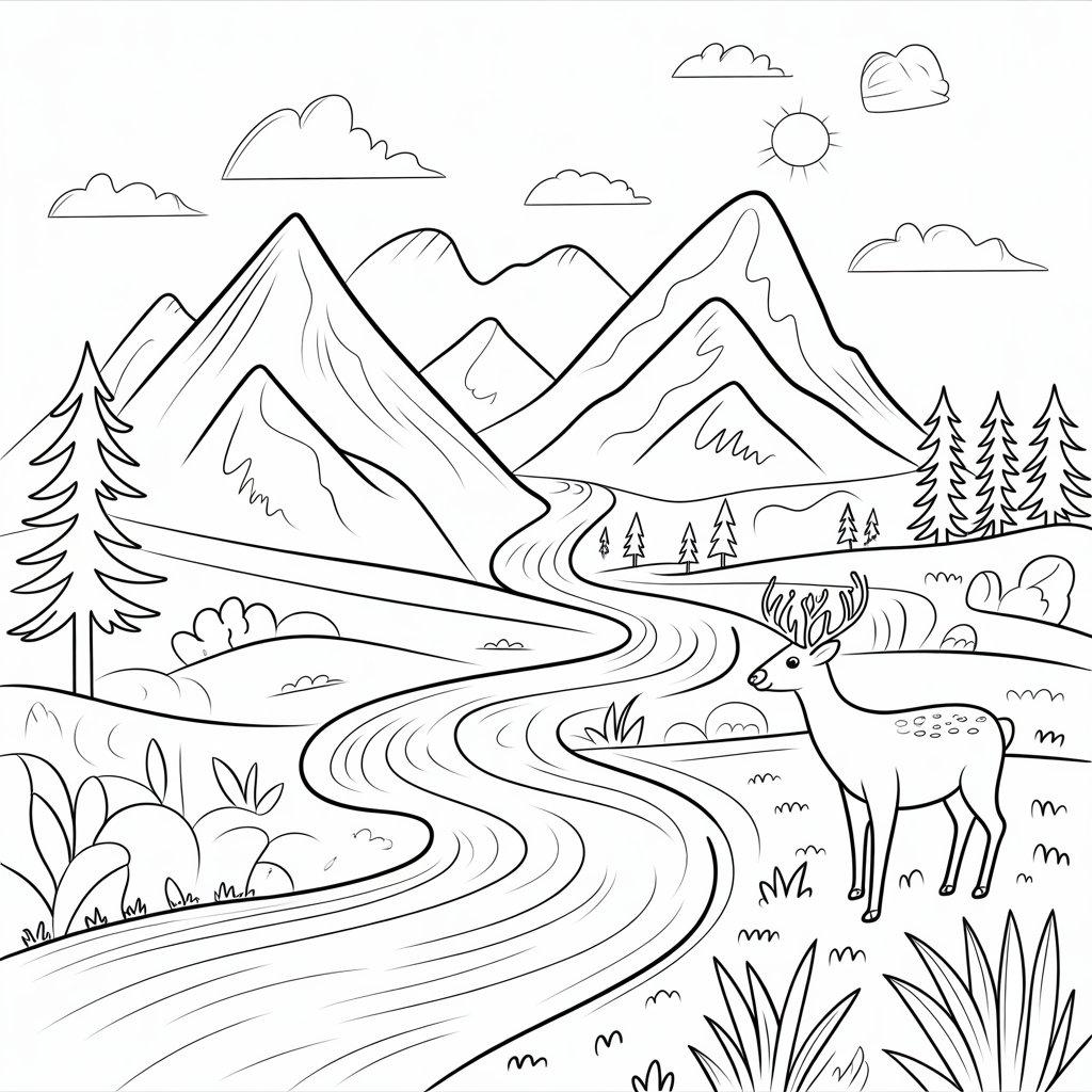 Mountains, Rivers, and Wildlife