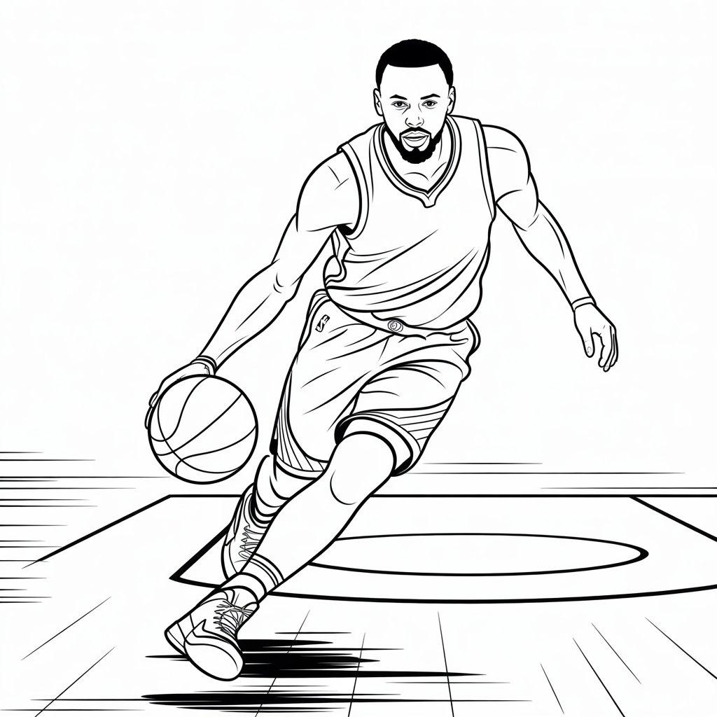 Steph Doing a Crossover Dribble