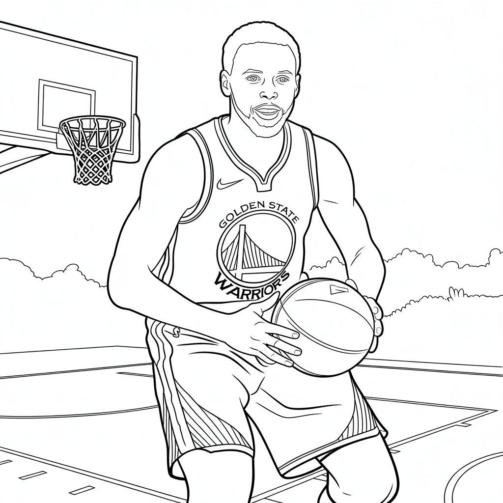 Steph Wearing His Golden State Warriors Jersey