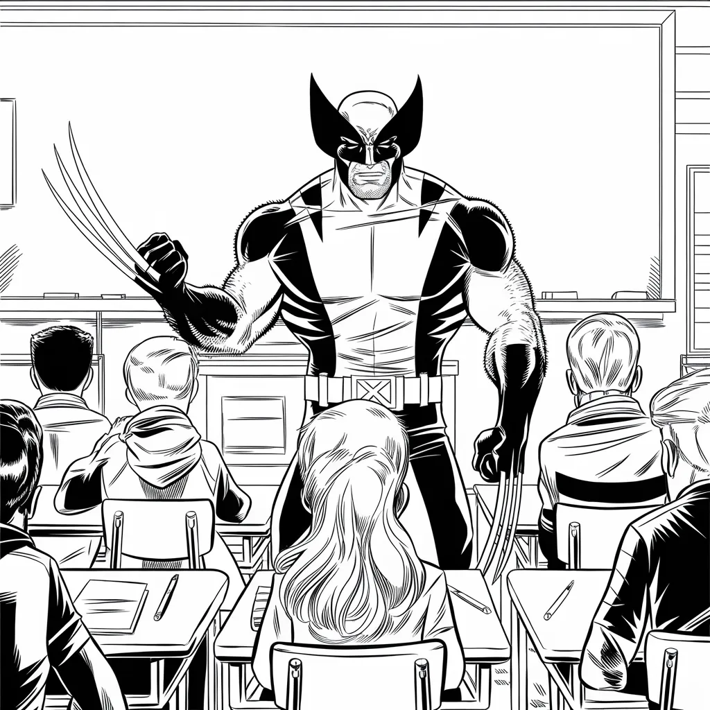 Wolverine_Teaching_at_Xaviers_School