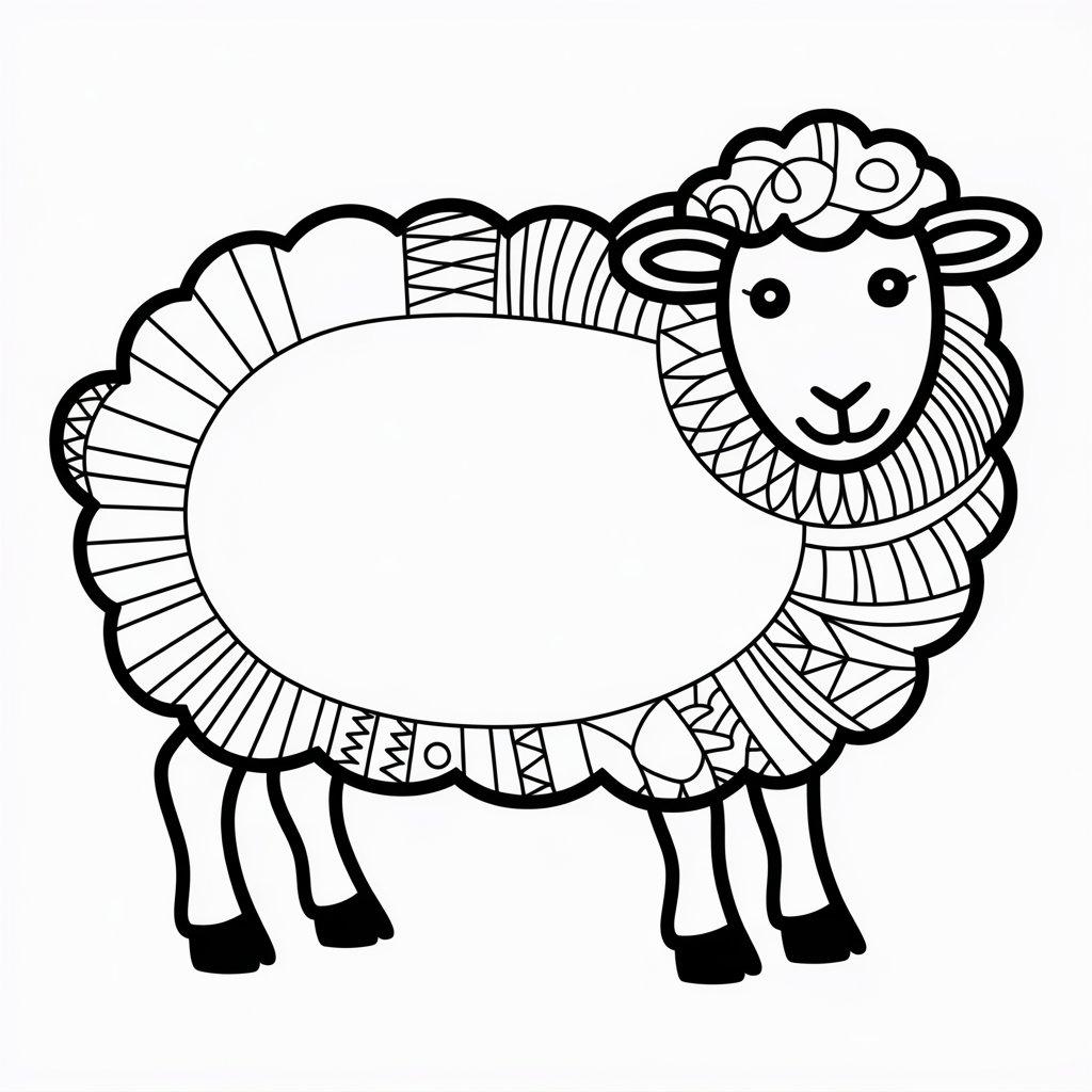 Zentangle Sheep Challenge