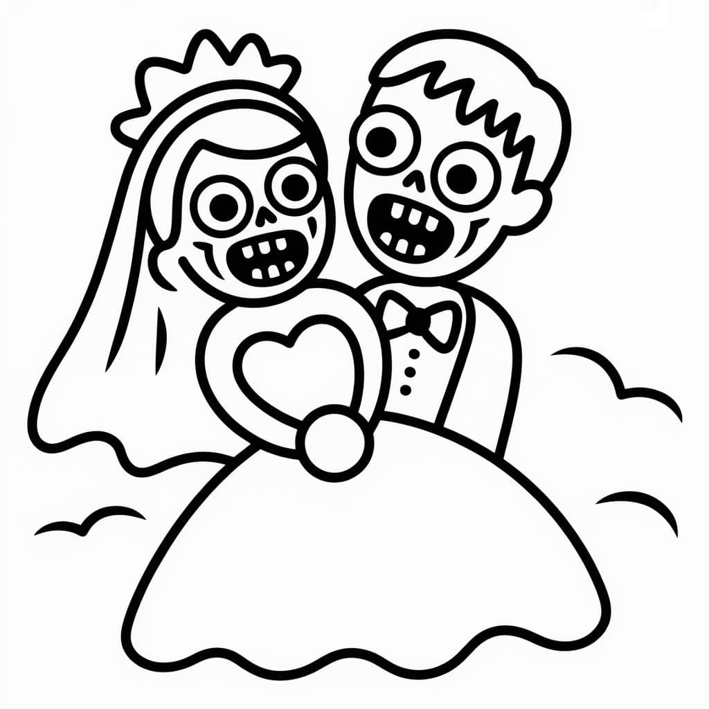 Bride and Groom Zombies