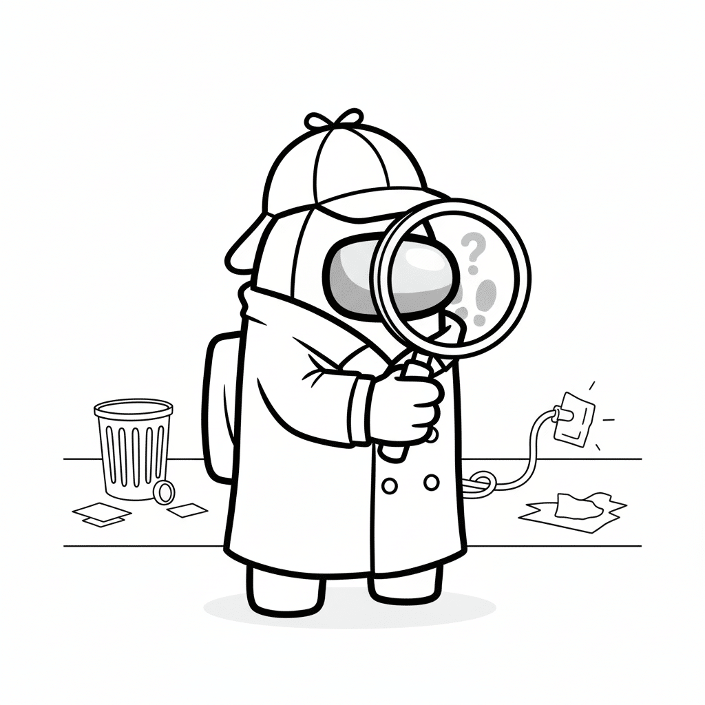 Crewmate with a Magnifying Glass