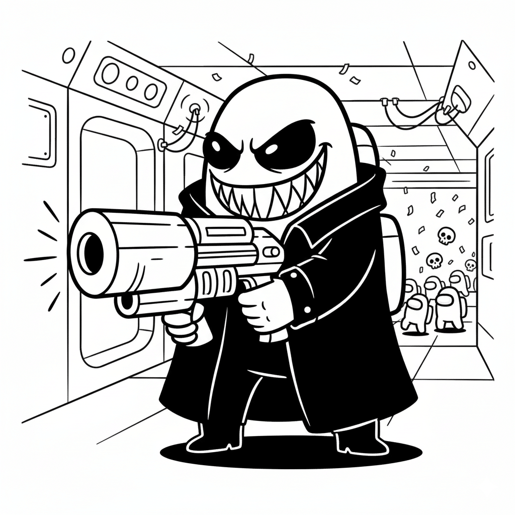 Imposter with a Space Gun