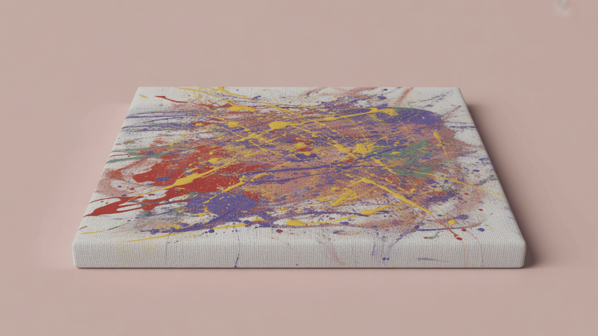 abstract splatter art