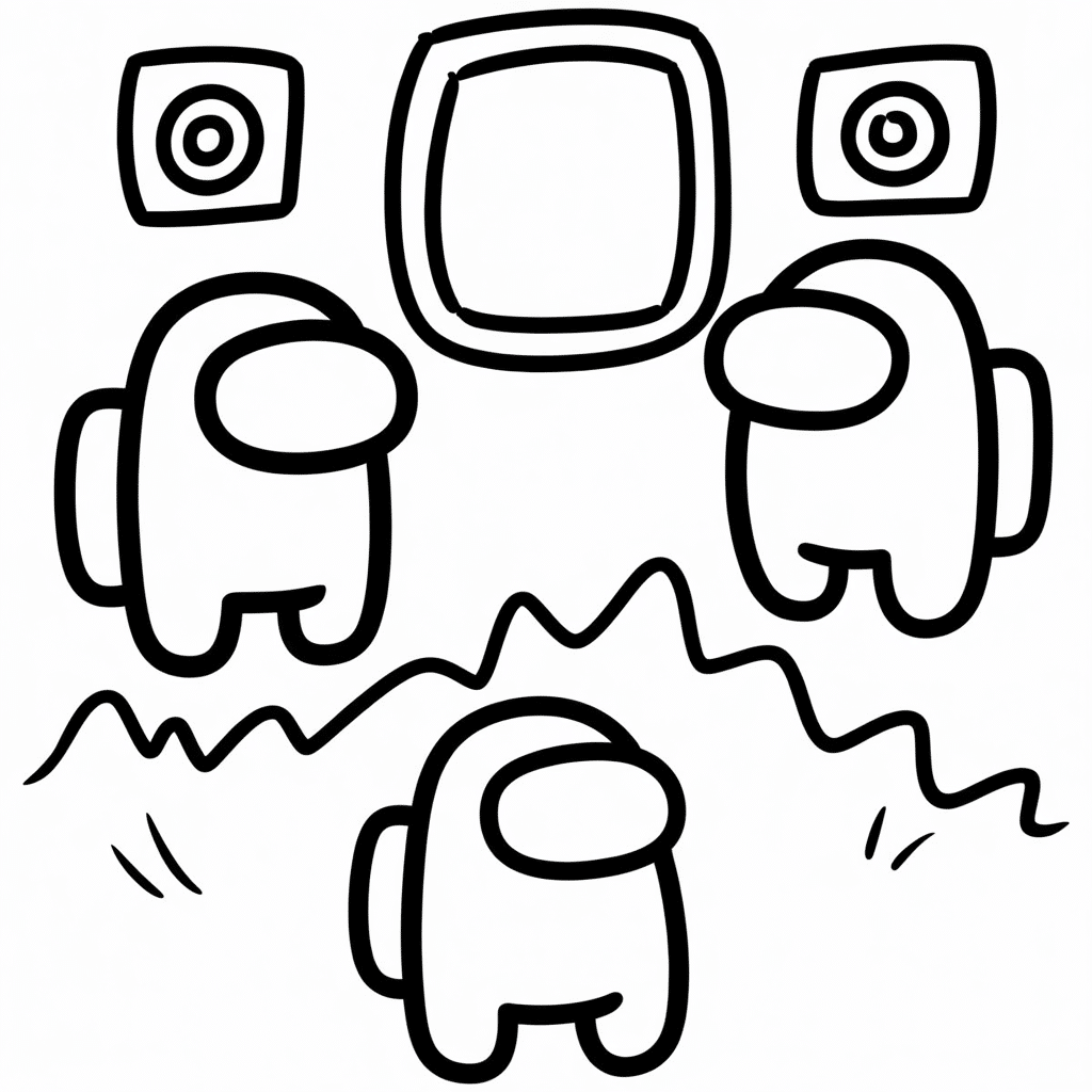 among us crewmate and a vent