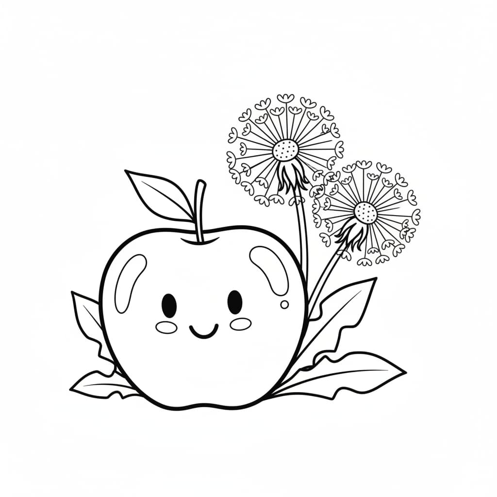 apple dandelions