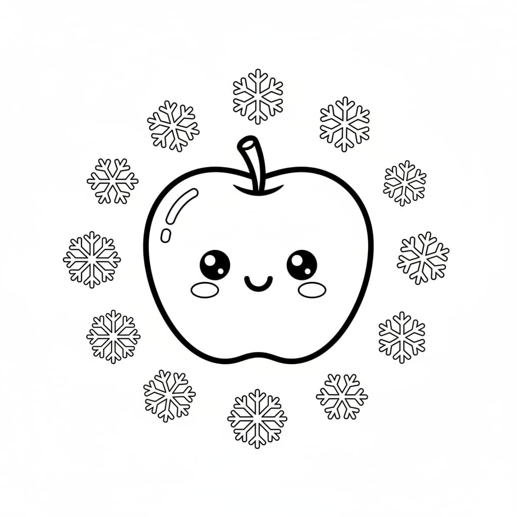 apple snowflakes