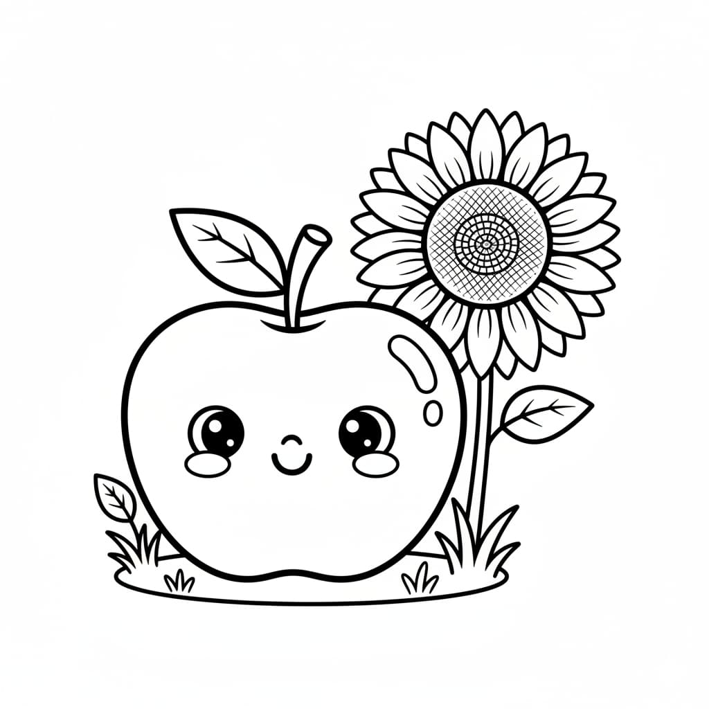 apple sunflower