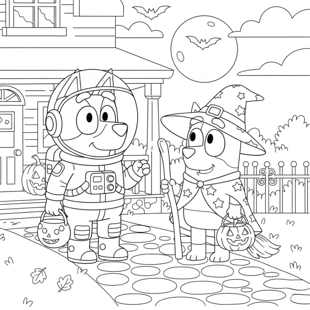 bluey bingo halloween costume